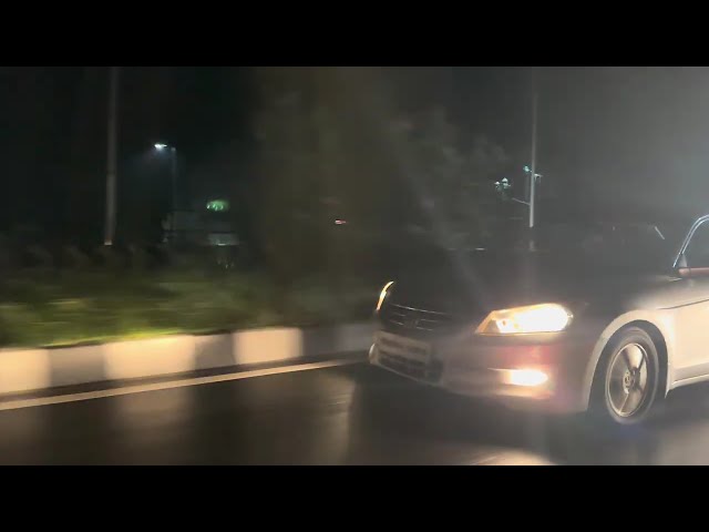 Honda Accord Night Drive in Highway Outside POV