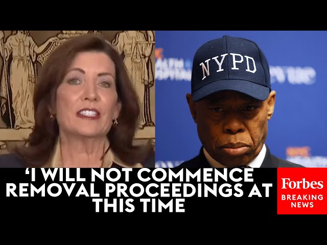 BREAKING NEWS: Kathy Hochul Announces She Will Place 'Guardrails' On Eric Adams Amidst DOJ Fallout