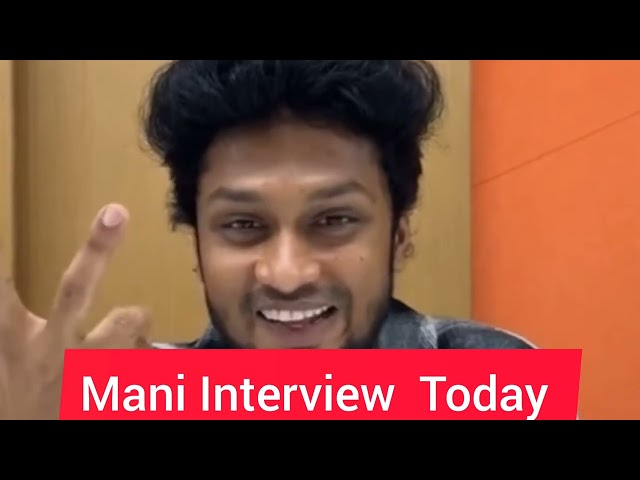 Mani 1st Interview About Pradeep Raveena Archana l  Bigg Boss Season 7 Tamil Promo