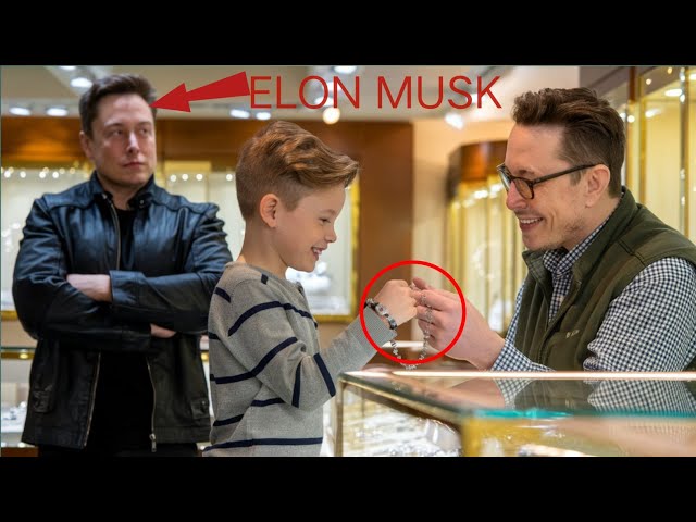 Young Boy Buys Gift for Mom, Then Elon Musk Walks In and Changes Everything