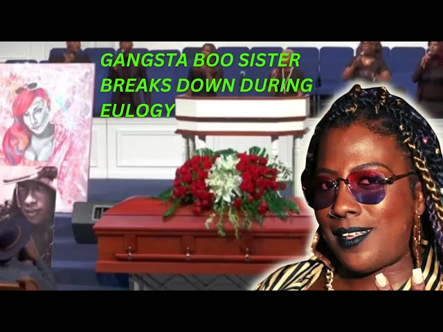 RIP Gangsta Boo Sister Breaks Down As She Eulogizes Her Sister || Try Not To Cry