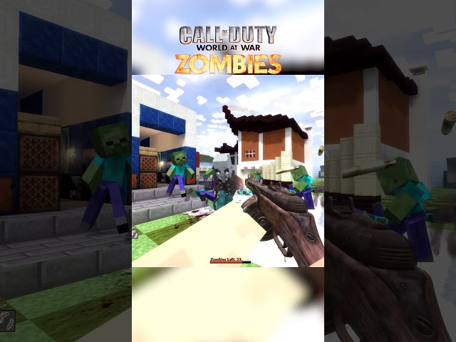 Minecraft Zombies in Call of Duty 🔥