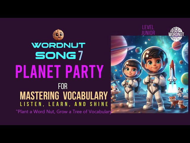 PLANET PARTY #kidssong #learnplanets #learnenglish #kids #songs #fun