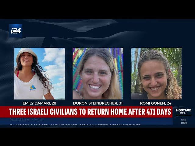 🔴 WATCH NOW: 3 Israeli hostages released in exchange deal - Special Broadcast