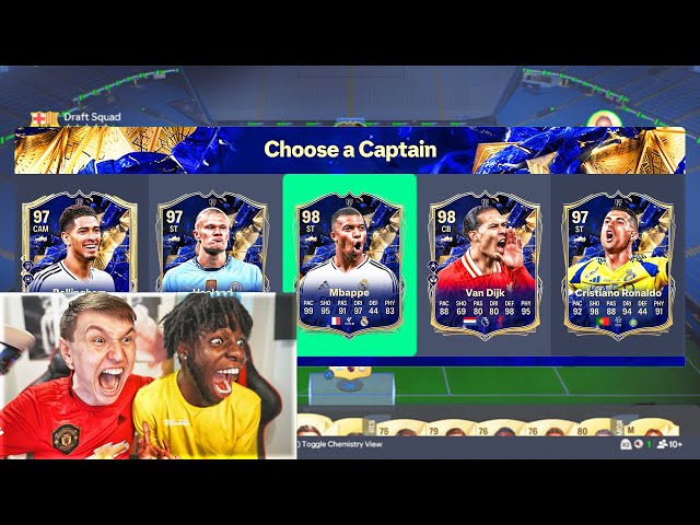 125 RATED!! - TEAM OF THE YEAR FUT DRAFT vs SV2! (EA FC 25)