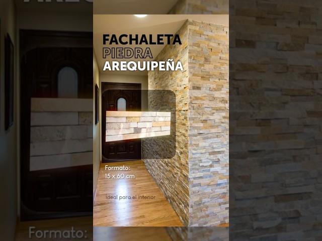 🪨 Fachaleta Piedra Arequipeña | Belleza Natural para tu Espacio ✨🏡