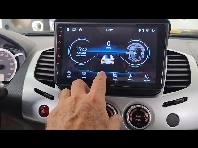 Triton 2015 Multimídia 9 Polegadas Wi-fi Carplay Dezzot Equipamentos Automotivos Araras