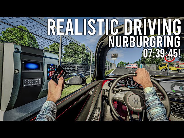 BeamNG, Most Realistic Car Mod, Nordschleife, Realistic Driving, Wheel,Pedal + Shifter Camera, 4K HQ