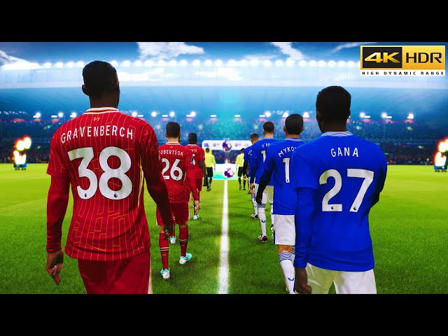 PES 2025 | Everton vs Liverpool | REALISTIC PREMIER LEAGUE AI PREDICTION @ 4K 60FPS HDR