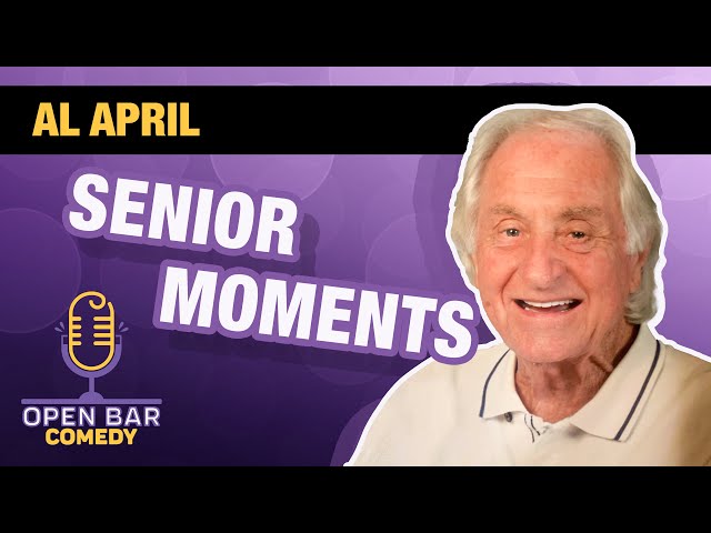 Legendary veteran comedian Al April has an amazing memory  for someone having "Senior Moments"