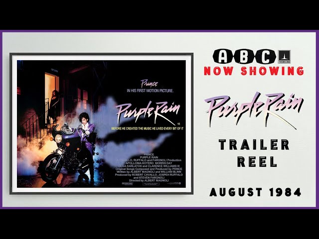 PURPLE RAIN (August 1984 ABC Cinema Trailer Reel) -- Home Cinema