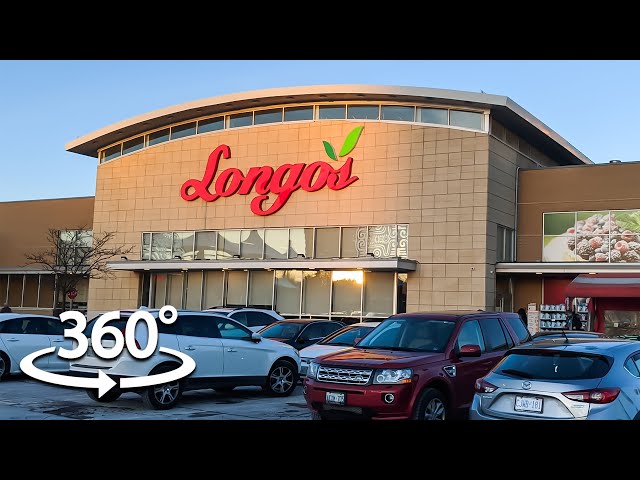 Longo's Tour: Explore Longo's Grocery Store in Canada - 360 VR Video (5K)