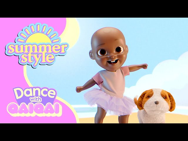 Dance with Qai Qai BRAND NEW! | Summer Style ☀️| Dance Tutorial for Kids | #dancewithqaiqai