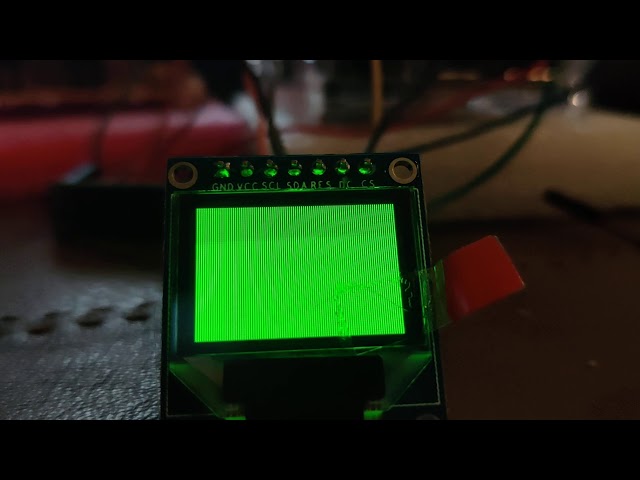 Raspberry PI 3 0.95 OLED LCD SPI 4-WIRE SSD1331