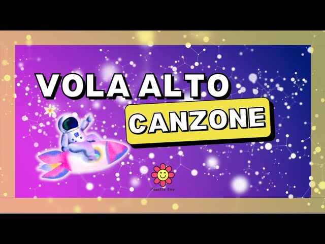 VOLA ALTO | Canzone per la Giornata delle donne e delle ragazze della scienza | Karaoke #canzoncina