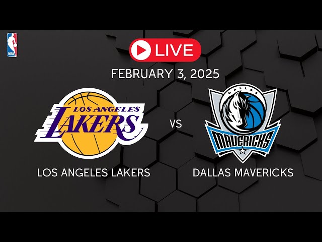 Live Now! Los Angeles Lakers vs Dallas Mavericks | NBA Regular Season | February 3, 2025 | NBA 2K25