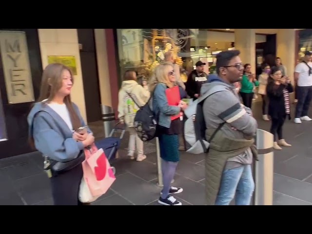 Eshan Busking at Melbourne CBD Australia