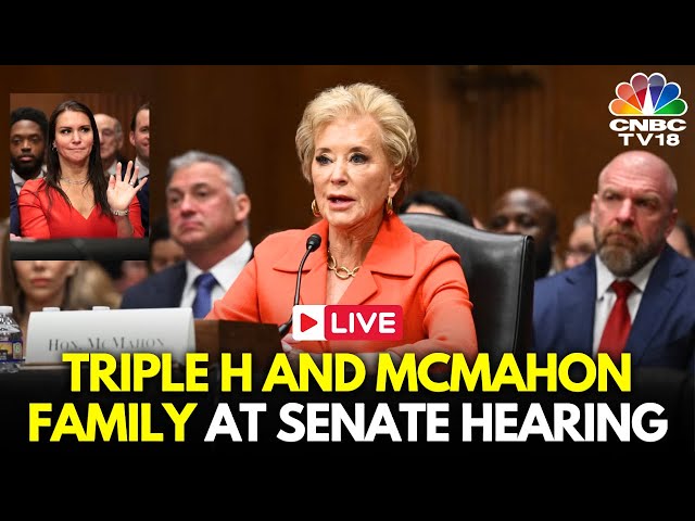 Linda McMahon LIVE: McMahon Family in Linda's Confirmation Hearing for Education Secretary | N18G