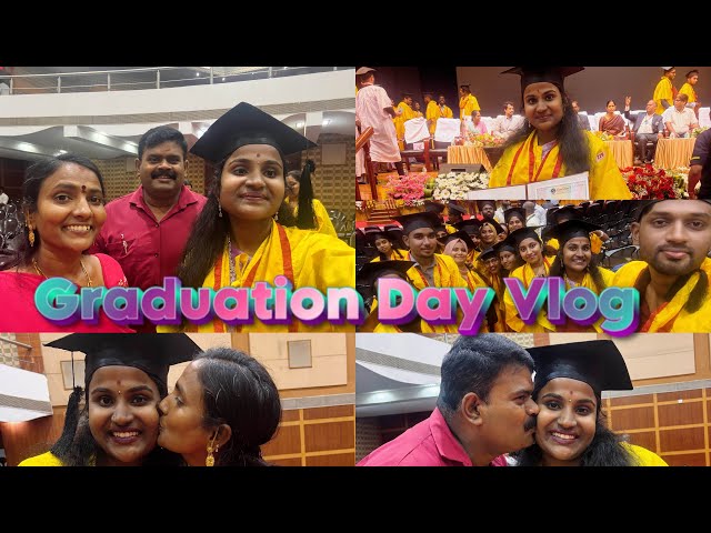 My Graduation Day Vlog 💥❤️ | Finally Pooja MSc 🥺| Life la marakkamudiyaadha naal 😌👍🏻 #vlog