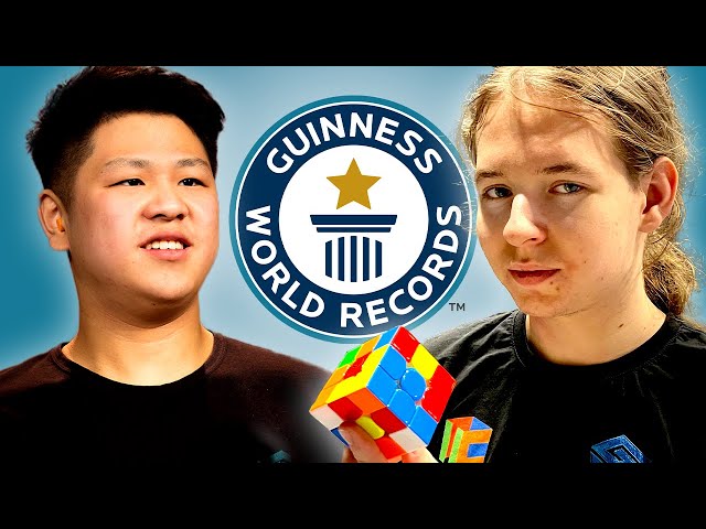 World's Fastest Speedcubers Go Head to Head - Guinness World Records