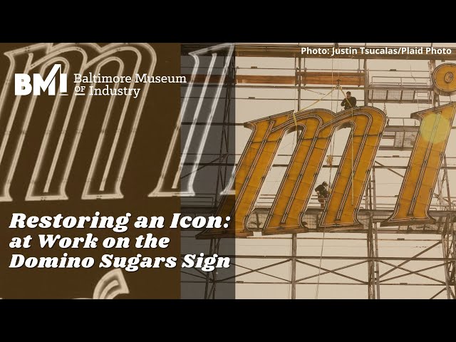 Restoring an Icon: at Work on the Domino Sugars Sign