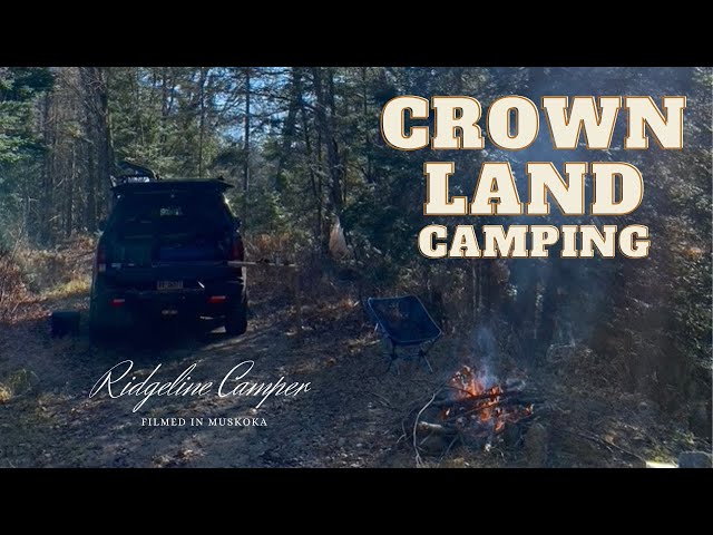 Solo Truck Camping on Crown Land with Ridgeline. 트럭캠핑. Korean/English Mix