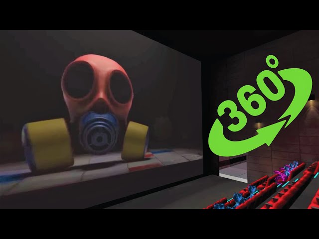 VR 360 FNF The Gas Mask but what if mommy long legs and huggy wuggy death poppy playtime |360 cinema