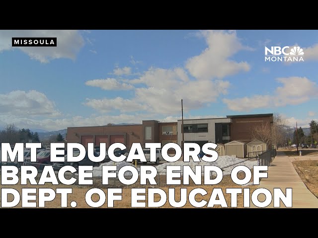 Montana education officials react to reports of ending Dept. of Education