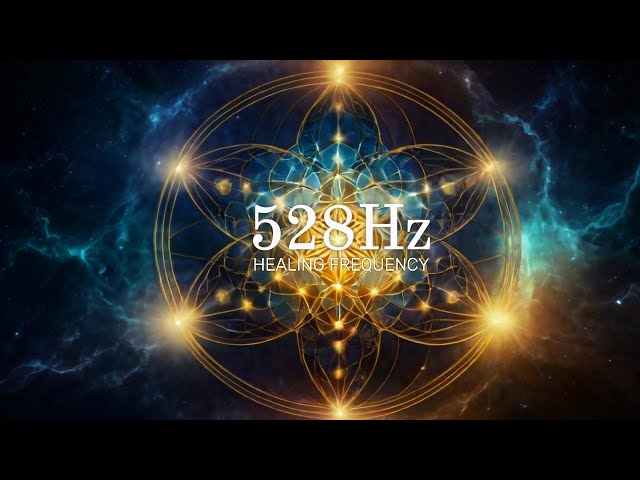 528 Hz Miracle Healing Frequency | Sleep Music for Inner Healing, Stress Relief & Positive Vibes