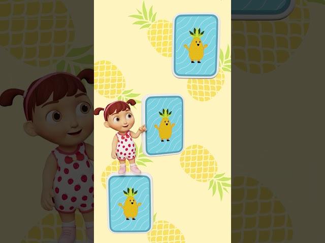 Guess where are grapes? Learn fruits | Fun game for Kids |Lets play Memory game #shorts @KikooClub