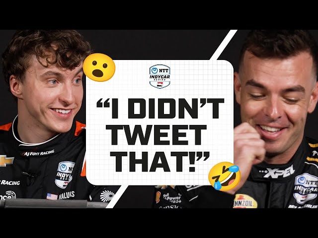 'I actually tweeted THAT?!' | INDYCAR drivers react to posts from the past 😂