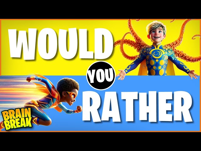 Would You Rather 🤨 Freeze Dance for Kids 🤨 Brain Break 🤨 Just Dance 🤨 Danny GoNoodle