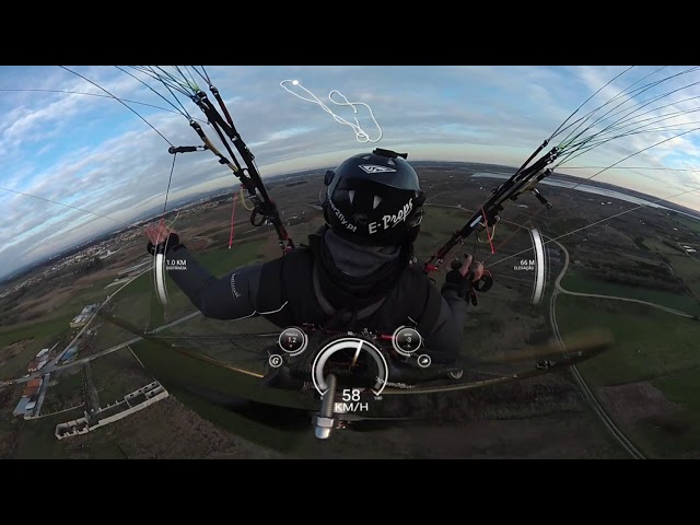 Paramotor 360º Inside Flight