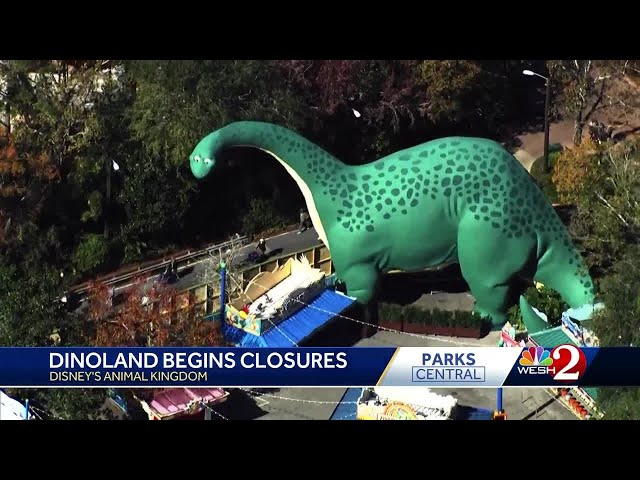 Disney closes part of DinoLand U.S.A. at Animal Kingdom to make way for new ride