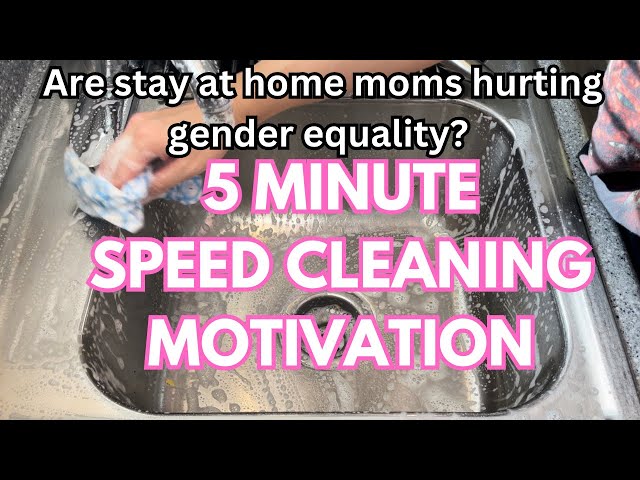 ⭐️SAHM hurting gender equality? CLEANING MOTIVATION, SPEED CLEANING, CLEAN WITH ME, homemaker