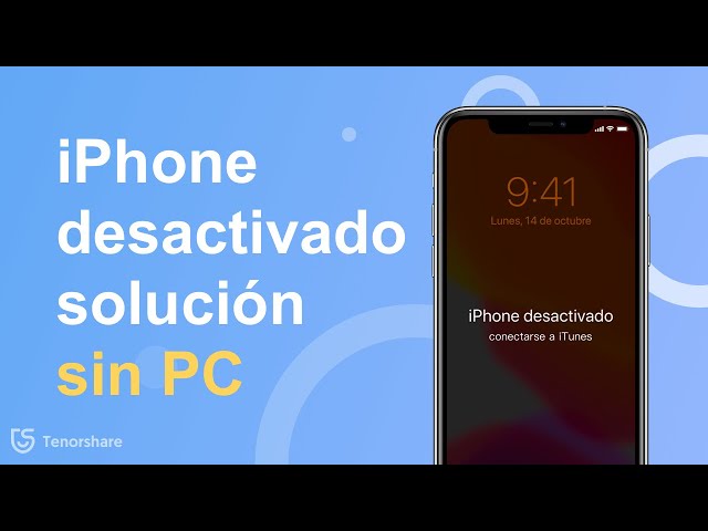 iPhone desactivado conectarse a iTunes solución SIN PC