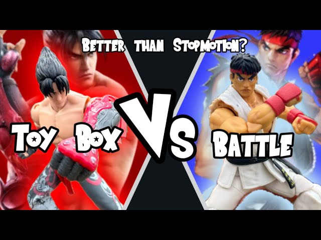 Jin kazama vs Ryu Who is the strongest | Toy Box battle - Toy battle