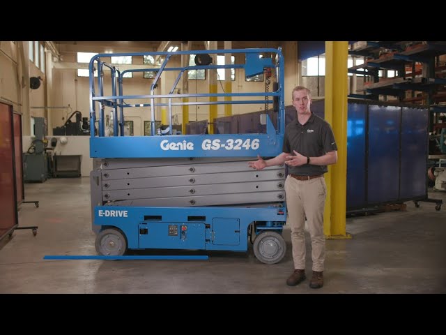 Product Walkaround: Genie® GS™ E-Drive Slab Scissor Lifts – ANSI