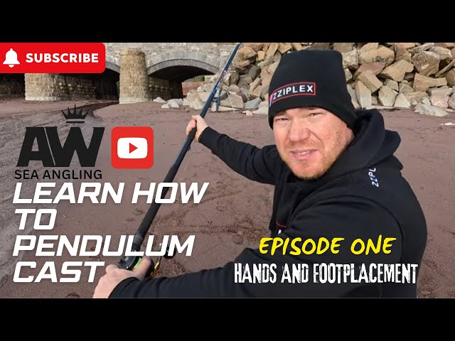 LEARN HOW TO PENDULUM CAST EPISODE ONE : HAND, REEL AND FOOT PLACEMENT | SEA FISHING UK