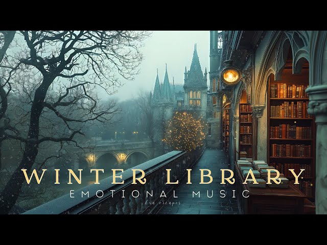 Outdoor Gothic Library Ambience | Classical Dark Academia Emotional Music