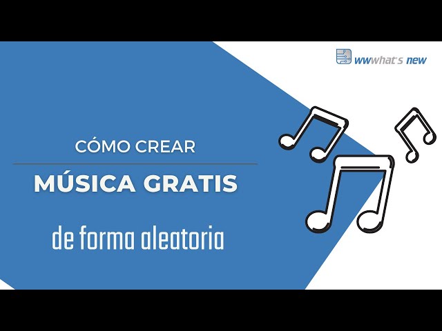 Cómo crear música aleatoria gratis