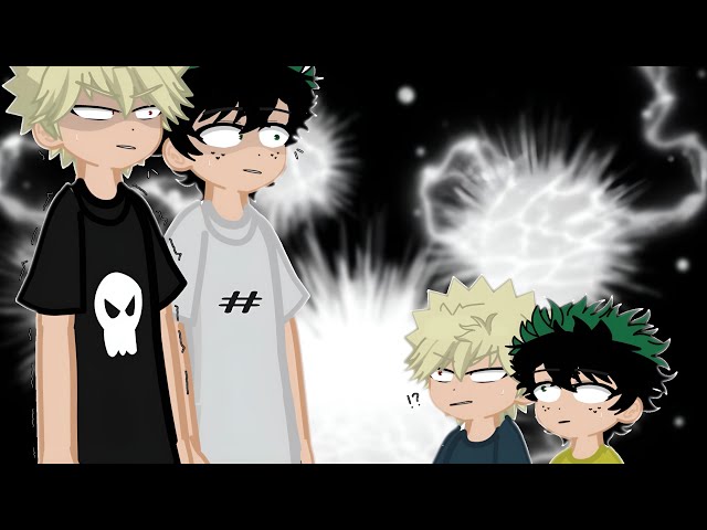 Kid Bakugo and Deku Come to the Future - MHA/BNHA - GL2 - BAKUDEKU