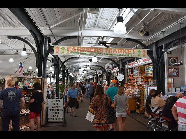 Walking around the French Market - 360 Degree - 5k - VR Experience