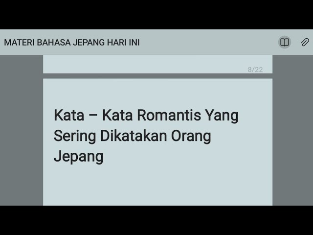 20 UNGKAPAN ATAU KALIMAT ROMANTIS DALAM BAHASA JEPANG #bahasajepang #japan