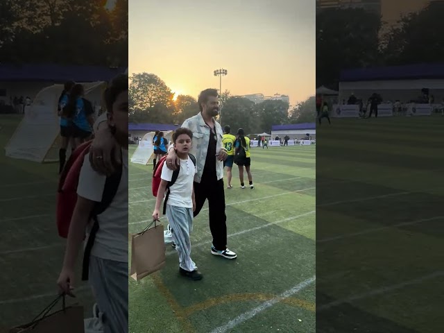 Manish Paul Spotted at Jamnabai School for Football Match & Annual Fest Exclusive Reels #manishpaul