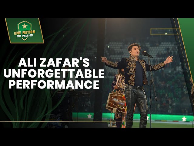 Ali Zafar's unforgettable performance | Inauguration ceremony of Gaddafi Stadium