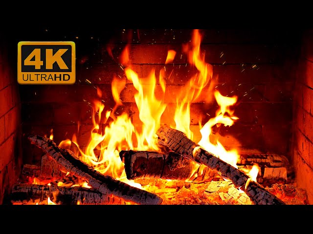 🔥 Fireplace 4K. Cozy Winter