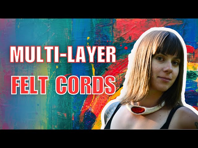 How to craft multilayered wool cords: step-by-step video tutorial by @LunataFelt