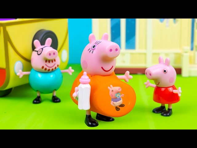 ¡PEPPA PIG y George en video de Juguetes en Español!