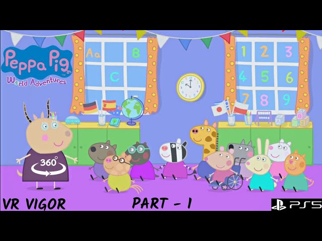 PEPPA PIG PLAY GROUP #peppapigenglish #ps5games #360vr